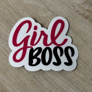 3 for $12 Girl Boss sticker